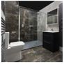 Xxl tiles 6 pcs of Rimini Black Semi-Lustre Porcelain Tile 120x60cm Image 3