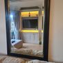 Large Charcoal Black Wall Mirror Image 3