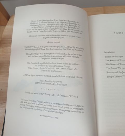 Tarzan of the Apes and Other Tales Centenary Edition Hardback