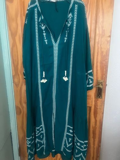 Zara Long Kaftan dress size 20/22