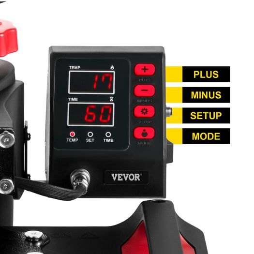Professional 5-in-1 Heat Press Transfer Machine