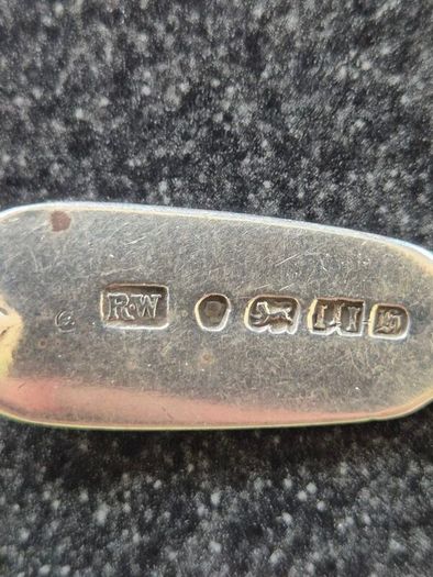 Sterling Silver Salt Spoon 1844