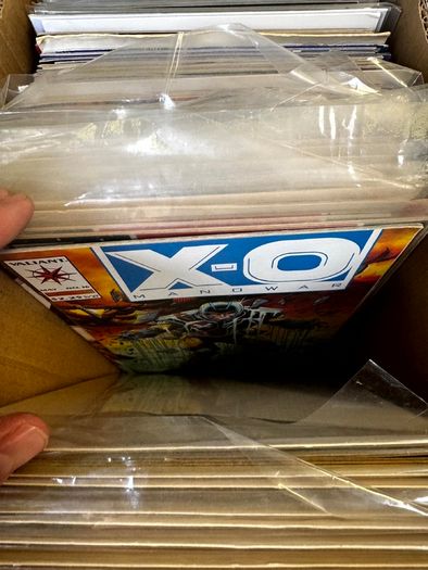 Valiant Long Comic Box w 270 comics for Sale