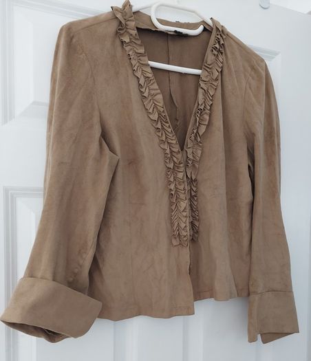 Suede Jacket / Blazer / Shirt UK10-12