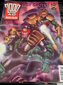 2000 AD Featuring Judge Dredd Progs 796, 826,950,969,1457,1557 mix progs running 15 Aug 92 intermittent-3rd Oct 2007 IPC Magazines