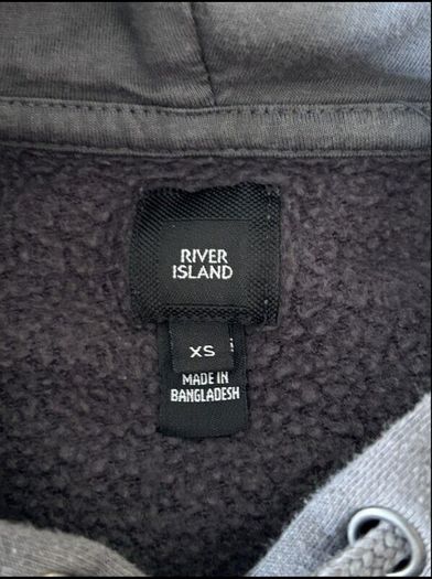 Boys Dark Grey Hoodie from Next Size Xs