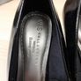 M&S black court shoes Image 6