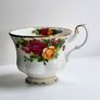 Vintage Royal Albert Old Country Roses Teacup - Bone China Image 2