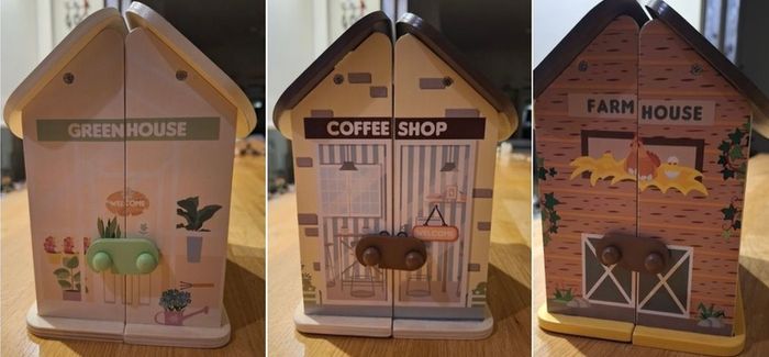 Little Town Wooden Carry Case Sets