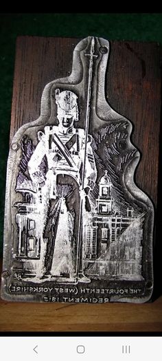 Vintage Themed Military Printers Blocks