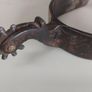 Hand forged Western cowboy spurs boot straps Image 4