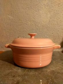 Le Creuset Pink Casserole with Lid