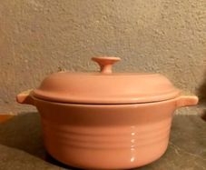 Le Creuset Pink Casserole with Lid