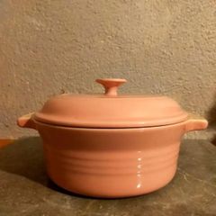 Le Creuset Pink Casserole with Lid