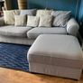 4 seater sofa + Armchair + foostool selling  3 pieces together Image 3