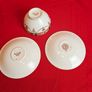 Arklow Pottery Alton Design coffee set elements, saucers, sugar bowl Image 2