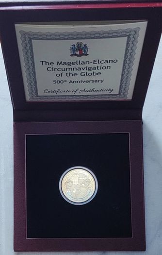 Malta 50 Euro Gold (.916) Proof Coin 2022 - The Magellan-elcano Circumnavigation of the Globe 500th Anniversary