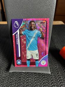 2025/26 Topps Premier League  Jeremy Doku Pink Sparkle #193/399