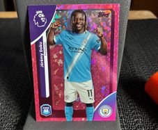 2025/26 Topps Premier League  Jeremy Doku Pink Sparkle #193/399