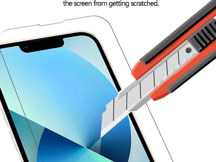 For iPhone 13 / 13 Pro Tempered Glass Screen Protector Saver Cover Case Friendly