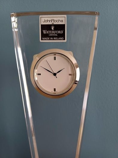Waterford crystal clock