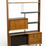 Mid Century Italian Room Divider Bookcase Cocktail Bar Image 8