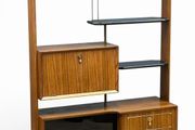 Mid Century Italian Room Divider Bookcase Cocktail Bar