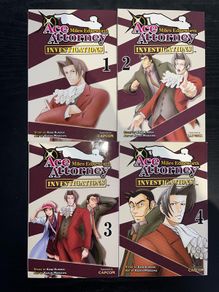 Miles Edgeworth Investigations Manga Complete Volumes 1 - 4