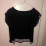 Purple leopard top (size 8) Image 3