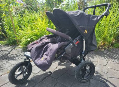 Out n about double buggy
