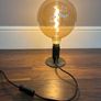Table Lamp with 2 different bulbs Image 4