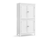 Bathroom cabinet with 4 Doors Classic White