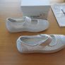 Stockton 623D open weave velcro white runner Size 40 Image 5