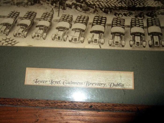 Vintage Framed Guinness Brewery Print Lower Level