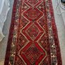 Colourful Persian Hamadan Hand Knotted Runner Rug Carpet Image 3