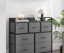 Industrial design with 7 drawers (Slate grey anthracite) FREE P&P