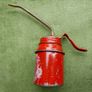 Vintage Red Oil Can, Pump Image 5