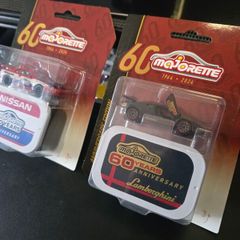 limited edition Majorette diecast Skyline R34 GTR and Lamborghini Countach