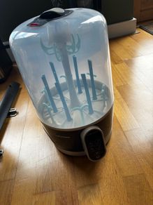 Babymoov Turbo Pure Steam Steriliser and Baby Bottle Dryer with HEPA filter