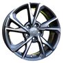 17" SI Type Black Alloy Wheels Honda Hyundai Kia Lexus Mazda Mitsubishi Nissan Renault Subaru Suzuki Toyota 5x114,3 Image 3