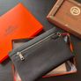 Luxury Leather Clutch Bag Image 4