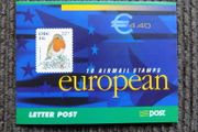 Ireland 2002.Definitive Stamps in Booklet.European.Robin.44c X 10.