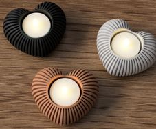 Heart Shaped Tea Light Holder