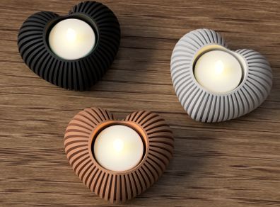 Heart Shaped Tea Light Holder