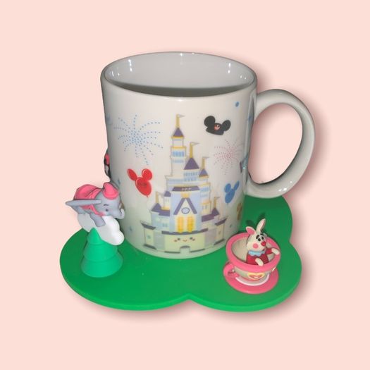 Disney World Mug and Coaster Set by Jerrod Maruyama