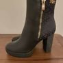 DKNY Black & Gold Boots Postage Included Image 3
