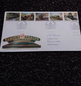 Great Britain Covers - Famous Trains : Royal Mail First Day Cover , 1985