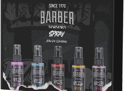 Barber Marmara Men's Cologne X 5 Free Post