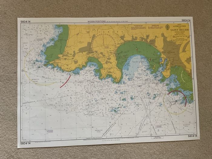 Admiralty Charts for Channel Islands