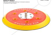 Glass Polish 12715 - 150mm ( 6") Dual Action Backing Pad 5/16"-24 - 6 holes - high profile